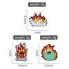 That's Spicy Enamel Pins Custom Animal Flames Brooches Lapel Badges Clothes Funny Jewelry Gift for Kids Friends