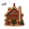 Fun Christmas Gift Accessories 2D Acrylic Cash Holder Ornament Card Hanging Retro Style Holiday Ornaments Xmas Tree Decor Reusable Pocket