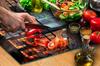 Glass stovetop protector 70x52 Coffee