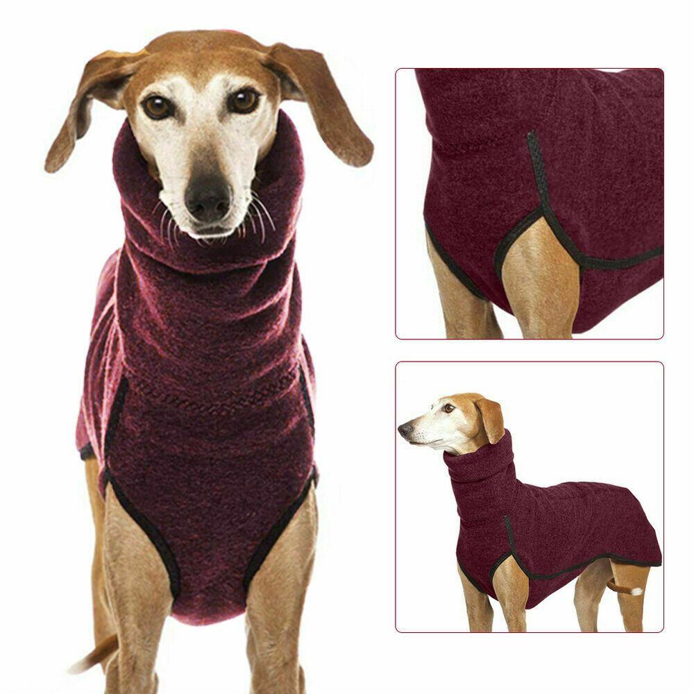 Apparel Greyhound Costumes Harness Vest Dog High Collar Sweater Pet Hoodie Coat Pitbull Coat Jacket
