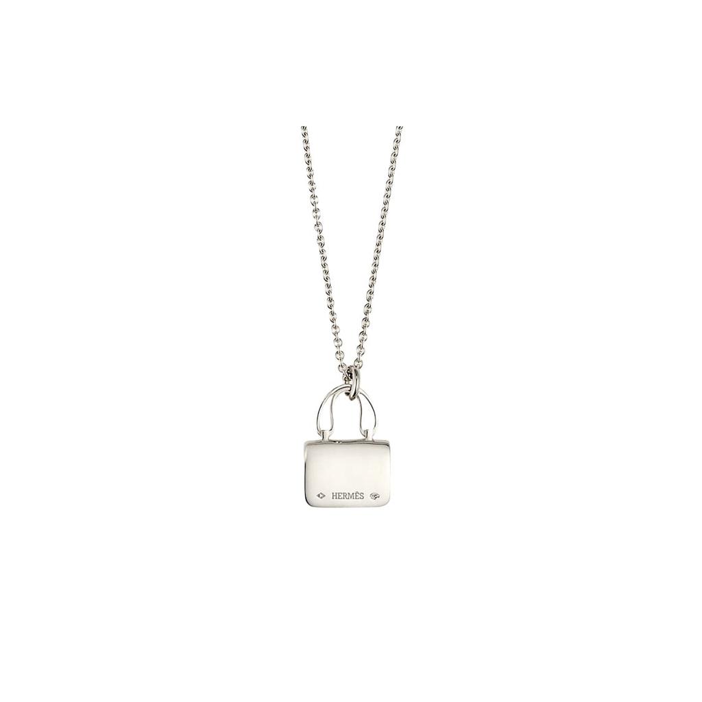 HERMES Amulettes Constance 925 Sterling Silver Necklaces Women's H121324B-00