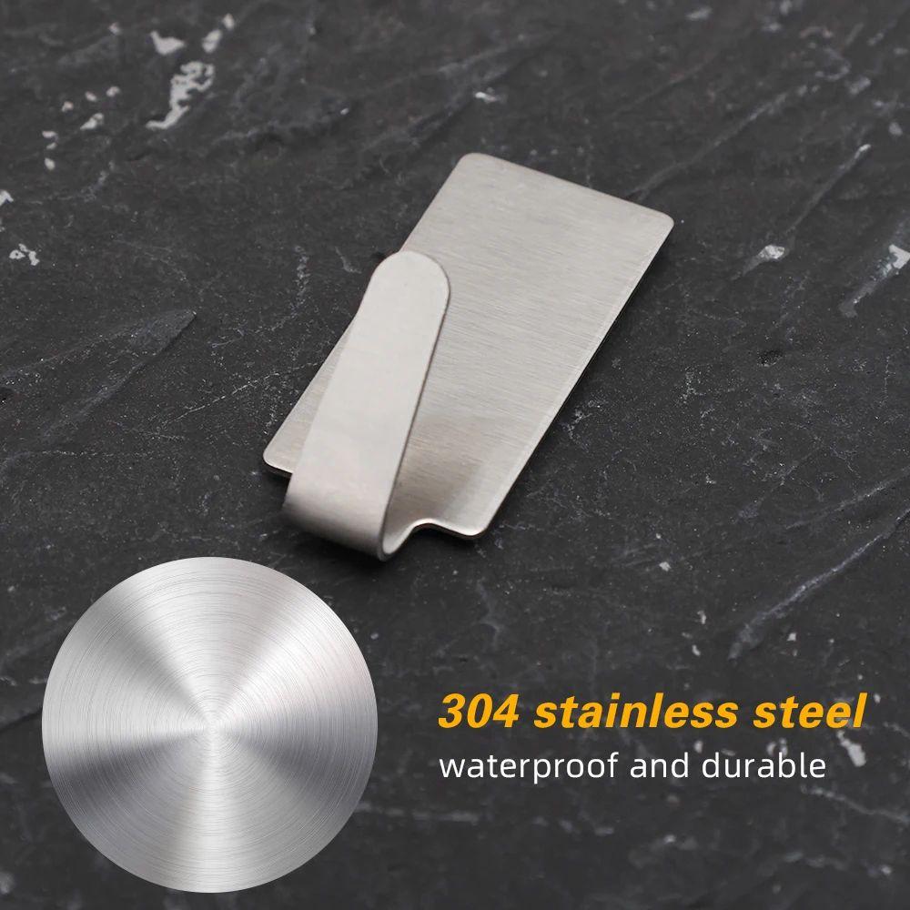 1/6Pcs Kitchen Bathroom Wall Hanger Hook Small Towel Rack Hanger New Bathroom Organizer