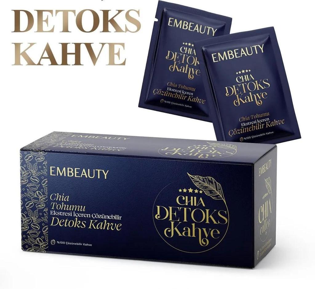 Embeauty Chia Detox Coffee - Soluble Coffee with Chia Seed Extract