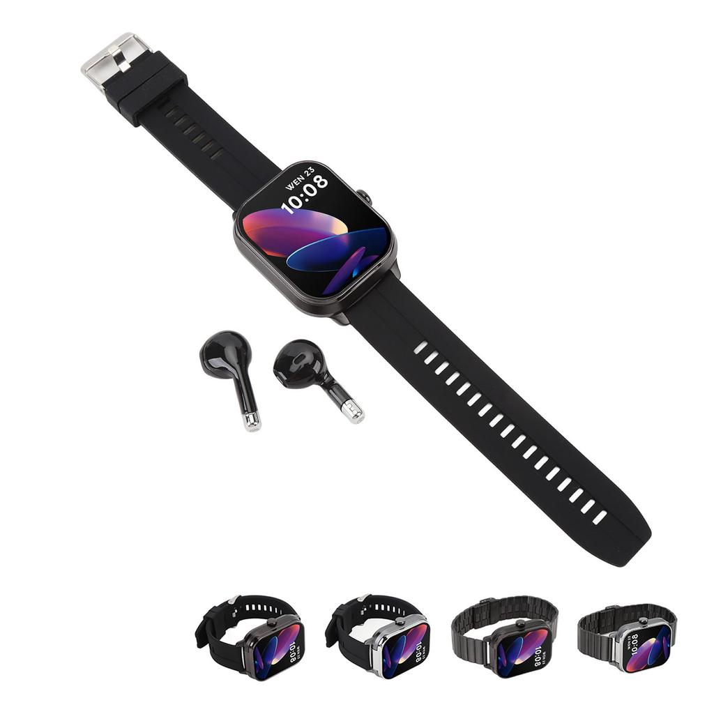 2.01-дюймовые TFT-умные часы с наушниками 2 в 1 NFC умные спортивные часы поддержка беспроводных Bluetooth-наушников