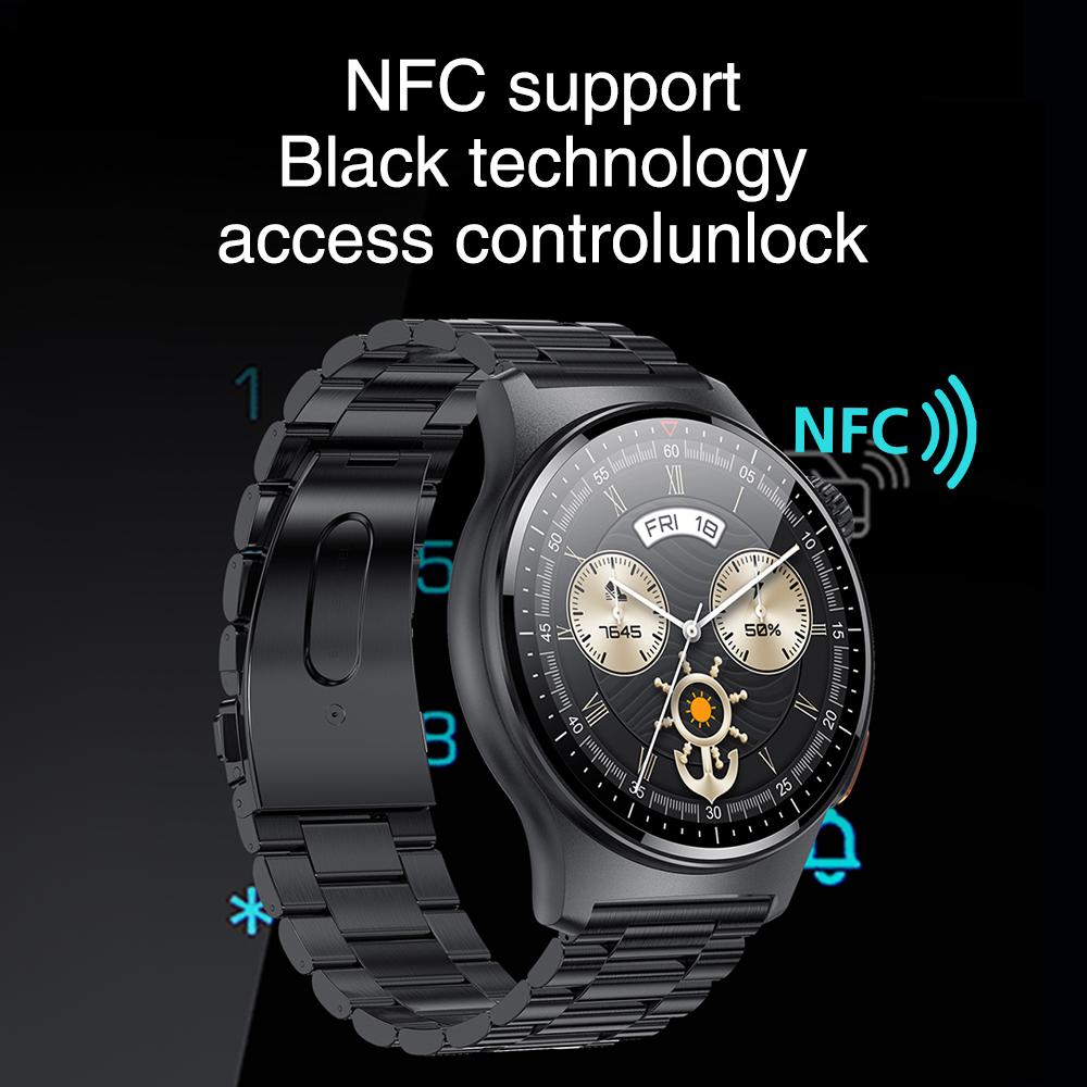 Мужские 1,39" Смарт-часы-спортивный трекер с Bluetooth-вызовом, GPS, пульсометром, игрой, водонепроницаемые, NFC, голосовым помощником