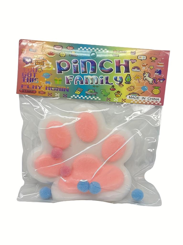 [Giant Cat Paw Fidgeting Squish Toy] Large 5.17" Cat Paw Taba Squishy Plaything - Super Soft, Fidgeting For Birthday & Christmas Gifts, Part