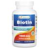 Biotin, 10,000 Mcg, 365 Tablets