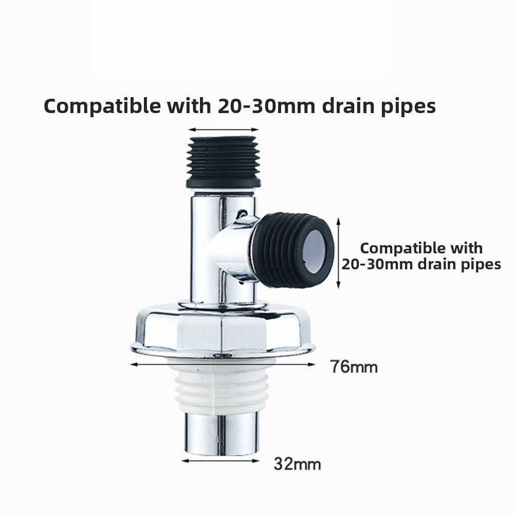 Anti-Odor Seal Washing Machine Drain Connector Drain Pipe Fitting  Washing Machine Drainage