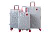 Set of 3 Rigid Suitcases DOKI SILVER HELLO KITTY