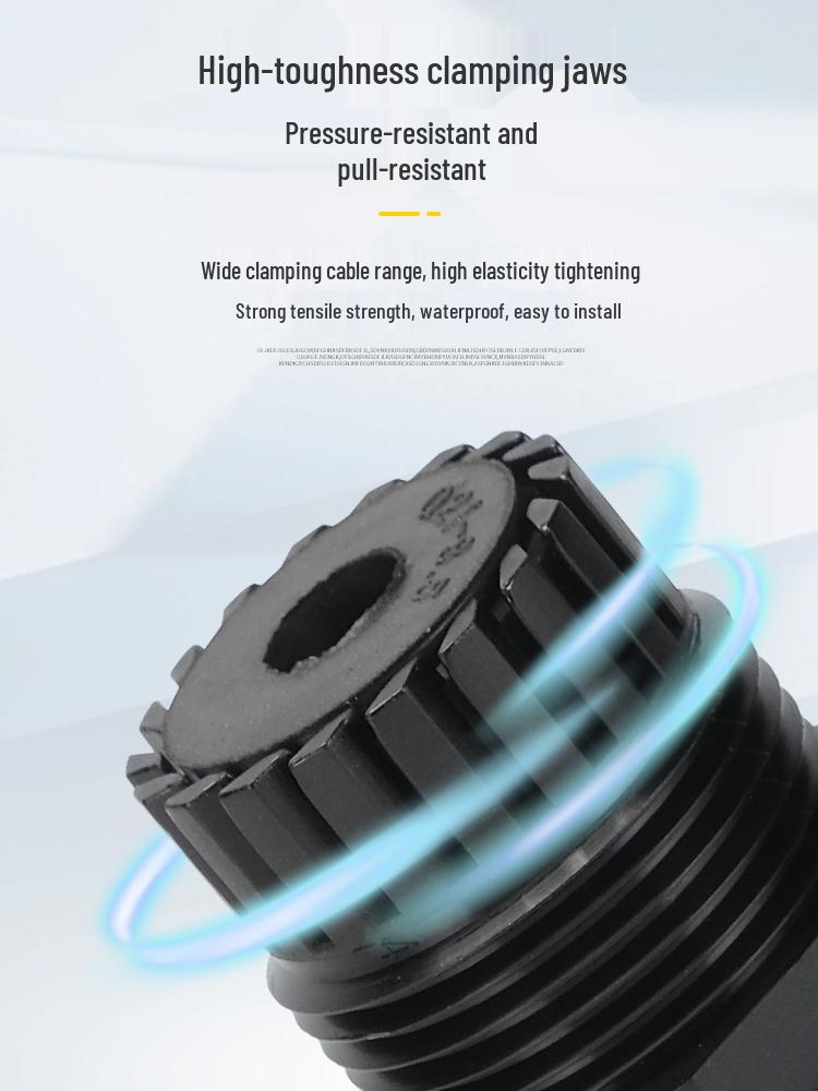 Waterproof Anti-bending Nylon Cable Connector - PA66 PG/M Type