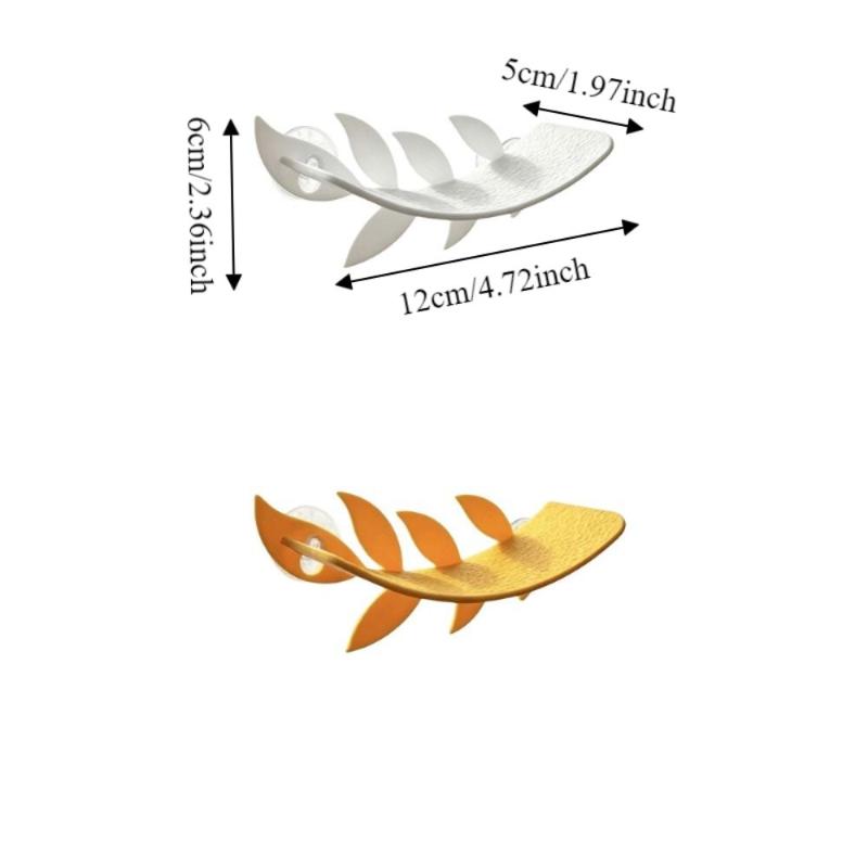 Amphibian Resting Simulated Leaf Lizard Habitat Decoration with Suction Cup for Gecko Frog Small Reptile Tank Use