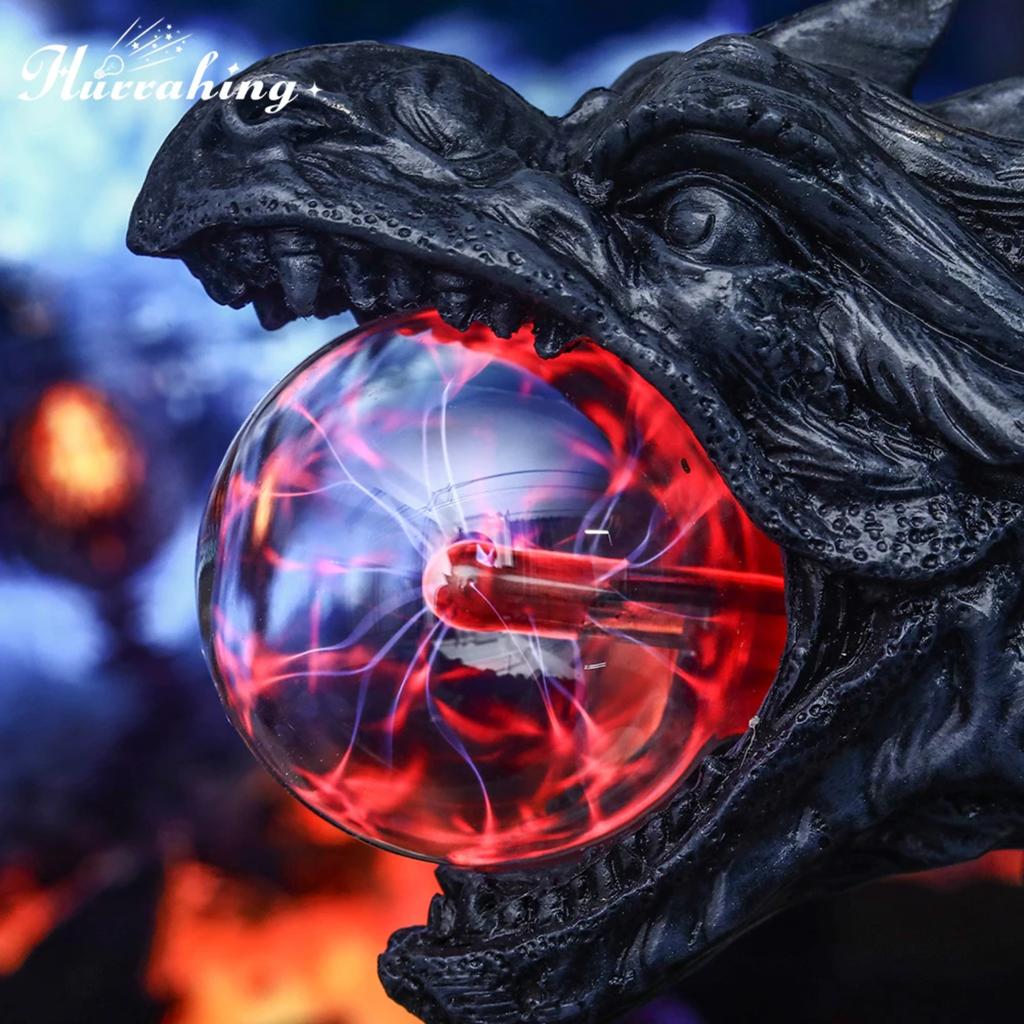 New Dragon's Crystal Plasma Ball 3 Inch Touch Sensitive Glass Ball - Science Enlightenment Decoration