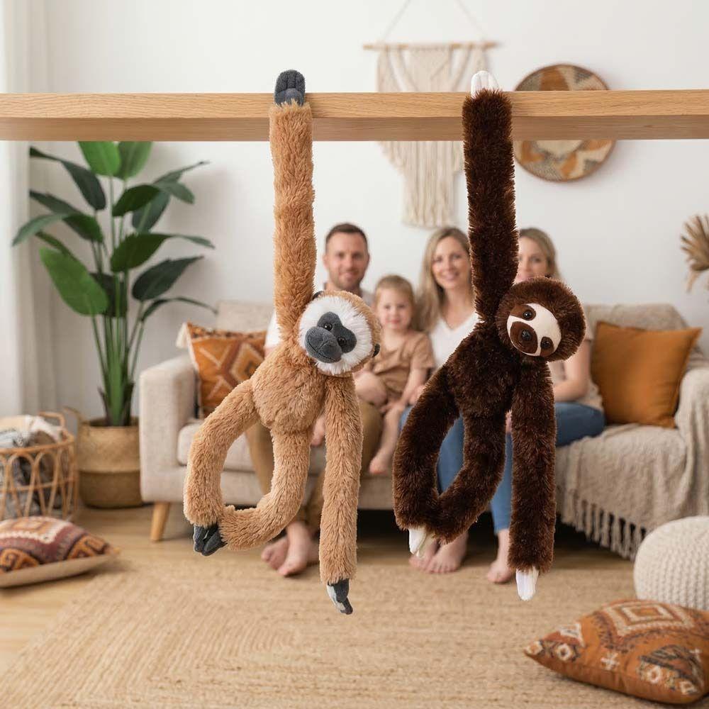 Long Arm Monkey Plush Toy Realistice Orangutan Plush Doll Large Plush Monkey Doll Room Decor