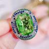 CMM Высокое качество, кольцо на большой палец, изумрудный цвет, бижутерия, аксессуары, регулируемое кольцо, вечерние, свадебные, для женщин