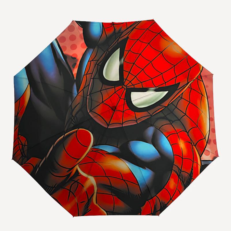 1pc Spider-Man Automatic Umbrella 8-Bone Design Compact Gear for Outdoor Travel,Perfect Gift for Friends' Birthdays yy250815021