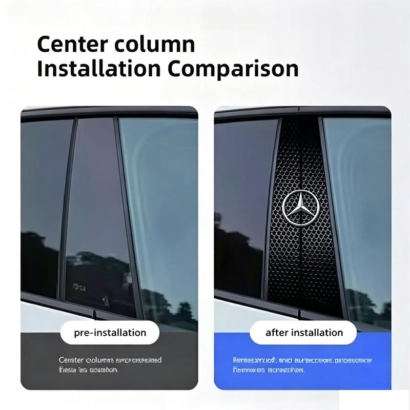 CSD1 Наклейки на центральную стойку автомобиля B-стойку Для Mercedes Benz W203 W204 W205 W212 W213 W176 W177 W246 X156 X253 W222 W223 W117