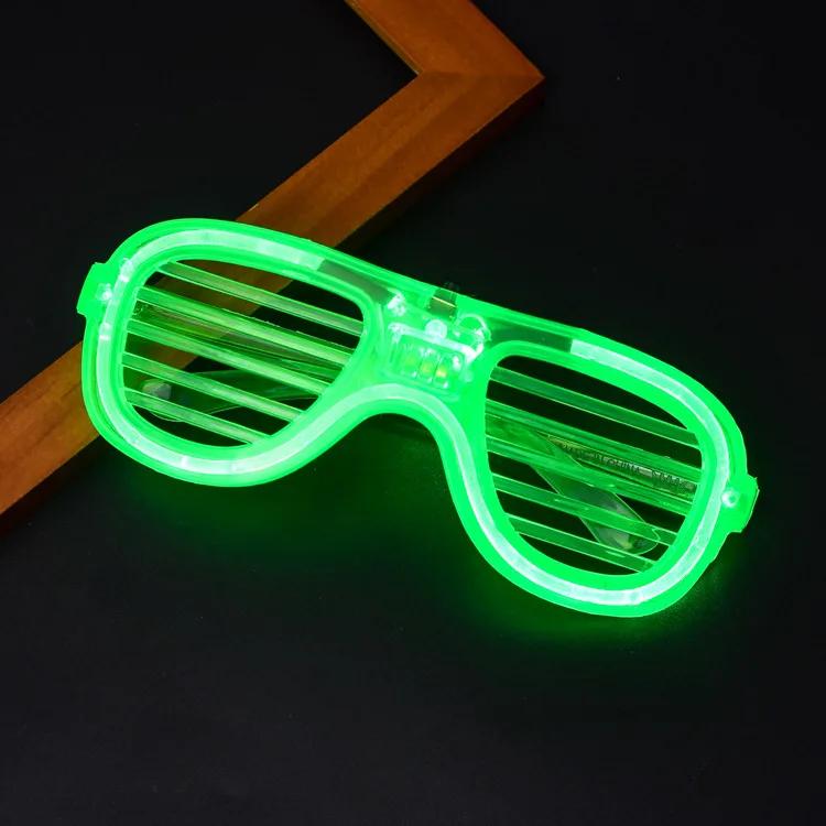 Luminous Light Glasses Bar Party Concert Props Fluorescent LED Glowing Night Party Photo Props Kids Happy Birthday Party Decor