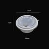 Disposable Microwaveable Round Meal Box with Lid