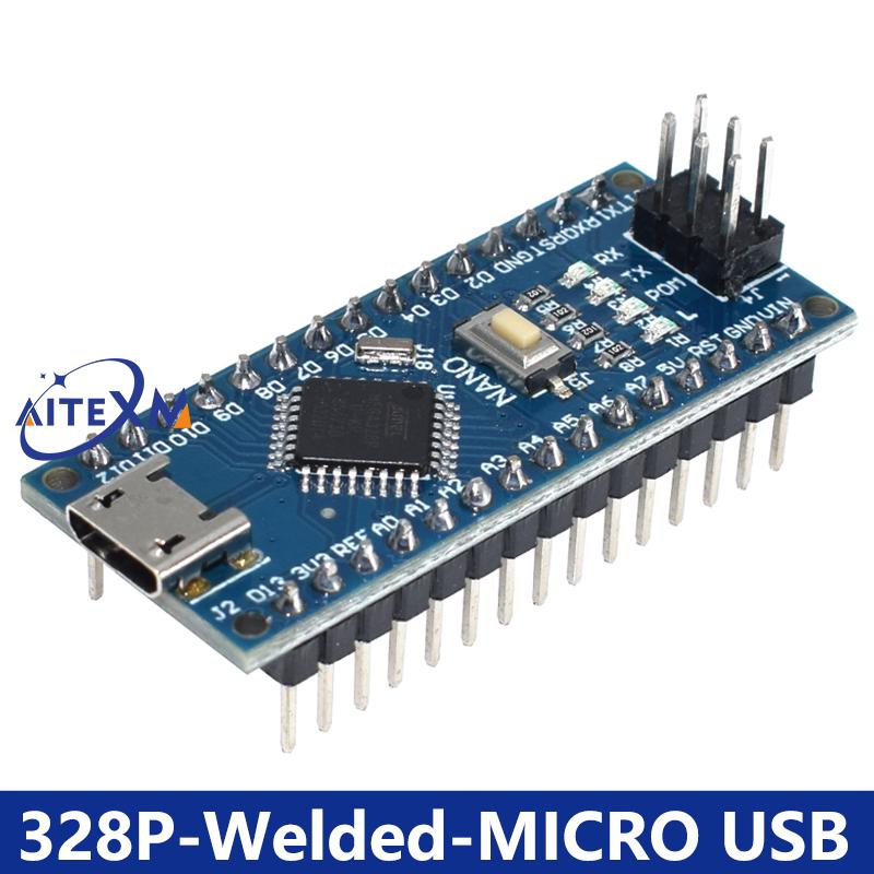Mini / Type-C / Micro USB Nano 3.0 с загрузчиком совместимый Nano контроллер для arduino CH340 USB драйвер 16Mhz ATMEGA328P