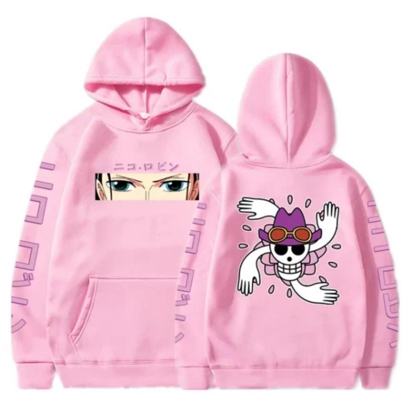 Худи One Piece с графикой Нико Робин, аниме пуловер, мужской трендовый уличный спортивный свитер, женский высококачественный осенне-зимний джемпер