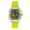 Authorized Distributor [ICE-WATCH] Ice-Watch Men's Unisex Wristwatch 024286 ICE Boliday Clear Yellow Skeleton Plastic Date Display Day of the Week
