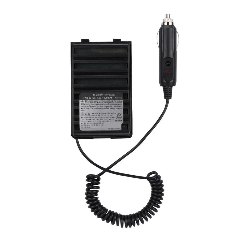 VX168 Walkie Talkie Car Battery Eliminator Adaptor for Yaesu FT‑60R FT‑60E for Vertex