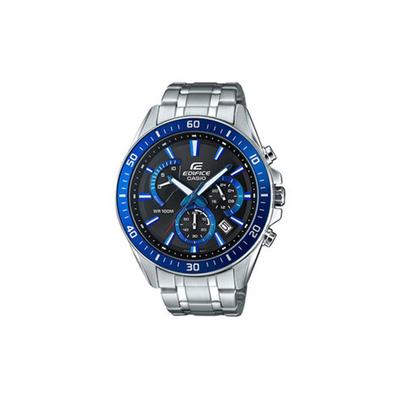 Edifice Ocean Heart 100M Водонепроницаемость Кварцевый механизм Стальной ремешок Мужские часы Синий EFR-552D-1A2VUPRD