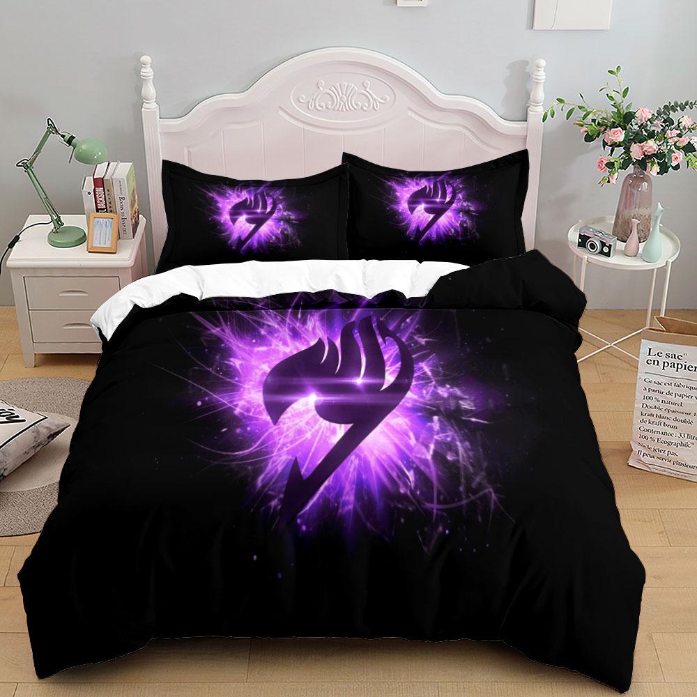 Passionate Natsu Comics Duvet Cover Set Usa King Queen Double Full Twin Single Size Kids Bed Linen Set