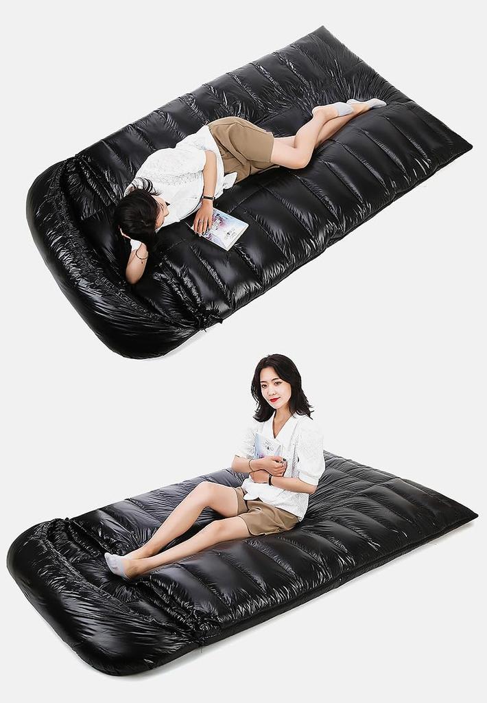 Fengzel Outdoor Новейший спальный мешок 3D Quilt для ног-конвертов, высококачественное перо, подходящее для 3 минимальных рабочих температур на открытом воздухе, пуховый шурф