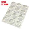 12 Pcs Clear Self Adhesive Stopper Rubber Damper Buffer Cabinet Bumpers Silicone