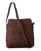 [IMAI BAG с 1977 года] Imai Bag Настоящая кожаная сумка через плечо, Женская сумка-кроссбоди, Сетчатая кожа пони, Большая вместимость, Застежка-молния (33165 Шоколад)