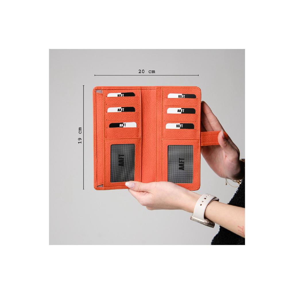 Кошелек унисекс из натуральной кожи Twist 2323 с отделением для телефона