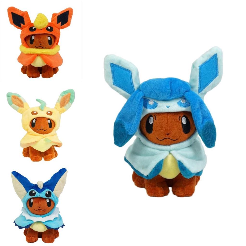 Очаровательная плюшевая кукла Eevee Sylveon Flareon Nymphia из Pokemon Center, мягкая фигурка-игрушка