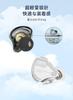 Yinyoo CCZ BC02 Wired Monitor Gaming Single Dynamic High Sound Noise Detachable Suitable for Remote Monitoring No In-Ear Earphones, Drive, Over-Ear
