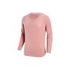 Dri-FIT One Luxe Pullover Crew Neck Long Sleeve T-Shirt Women Tops Pink DD0621-618