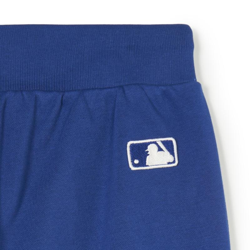 MLB SS24 Логотип Boston Red Sox Свободные прямые брюки на кулиске Повседневные брюки Женские брюки Темно-синий 3FPTV0541-43RBS