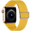 Ремешок для часов Apple, 44 мм, 40 мм, 38 мм, 42 мм, эластичный нейлоновый соло-петля, регулируемый браслет iWatch series SE 6, 5, 4, 3, 2, ремешок