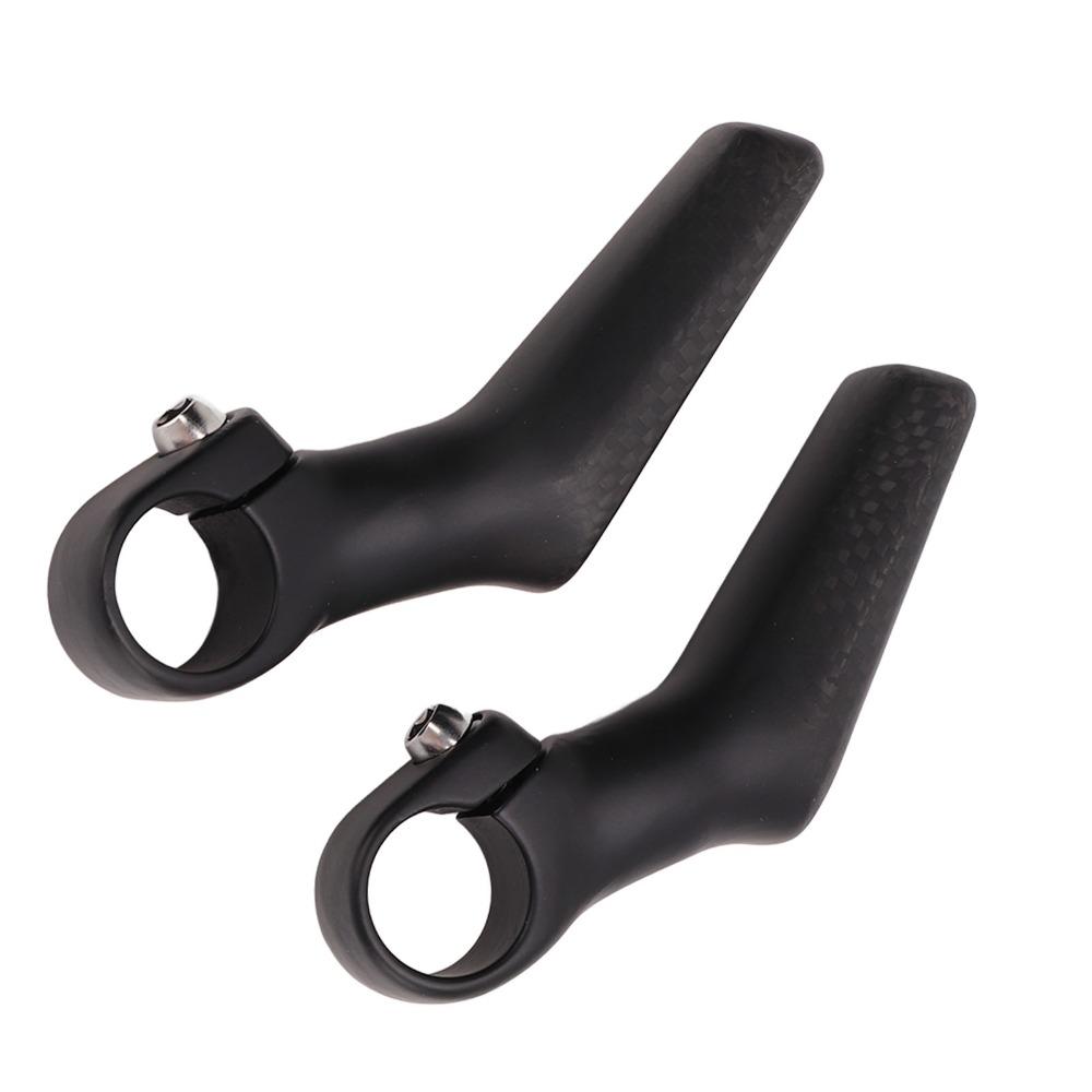 1 Pair L Shape Bike Handlebar Bar Ends Ergonomic Bike Auxiliary Handlebar Mountain Bike Riding
