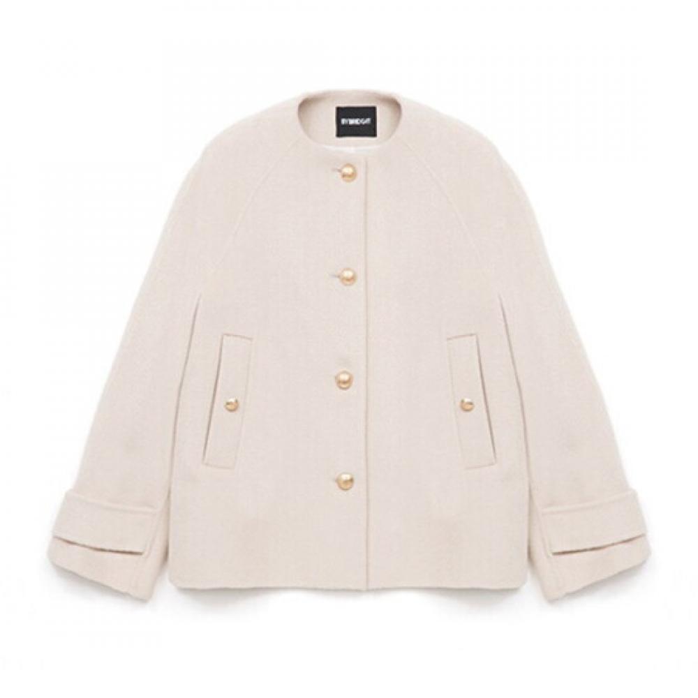 Elua Wool Blended Handmade Short Coat 4 Options
