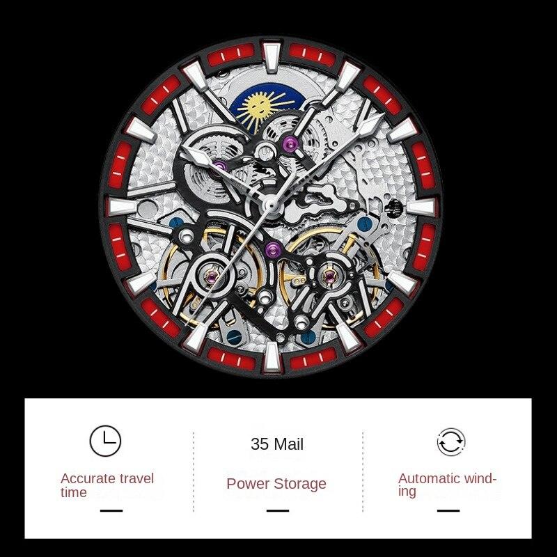 AILANG Новые швейцарские оригинальные часы с двойным турбийоном, автоматические механические часы, мужские водонепроницаемые