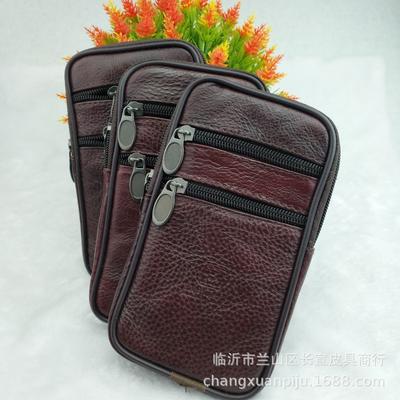 Мужская вертикальная однослойная поясная сумка для мобильного телефона. Безопасно переносите свой телефон, кошелек и необходимые вещи на открытом воздухе с помощью этой плотно прилегающей поясной сумки.