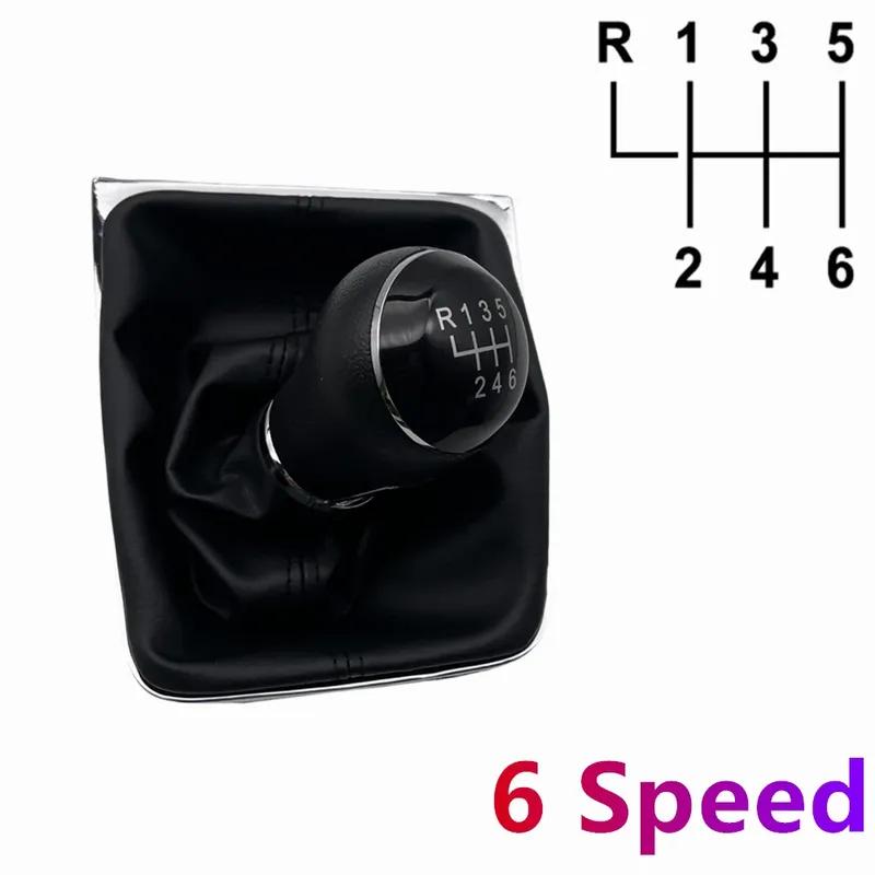 For Volkswagen VW Golf 7 MK7 2013 2014 2015-2017 5 6 Speed Car Gear Shift Knob Stick HandBall Complete Gaiter Boot Car Accessory