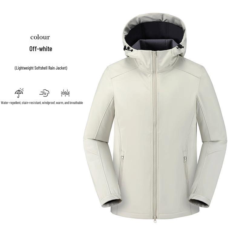 High-End Custom Logo Soft Shell Windbreaker Jacket for Company Employees