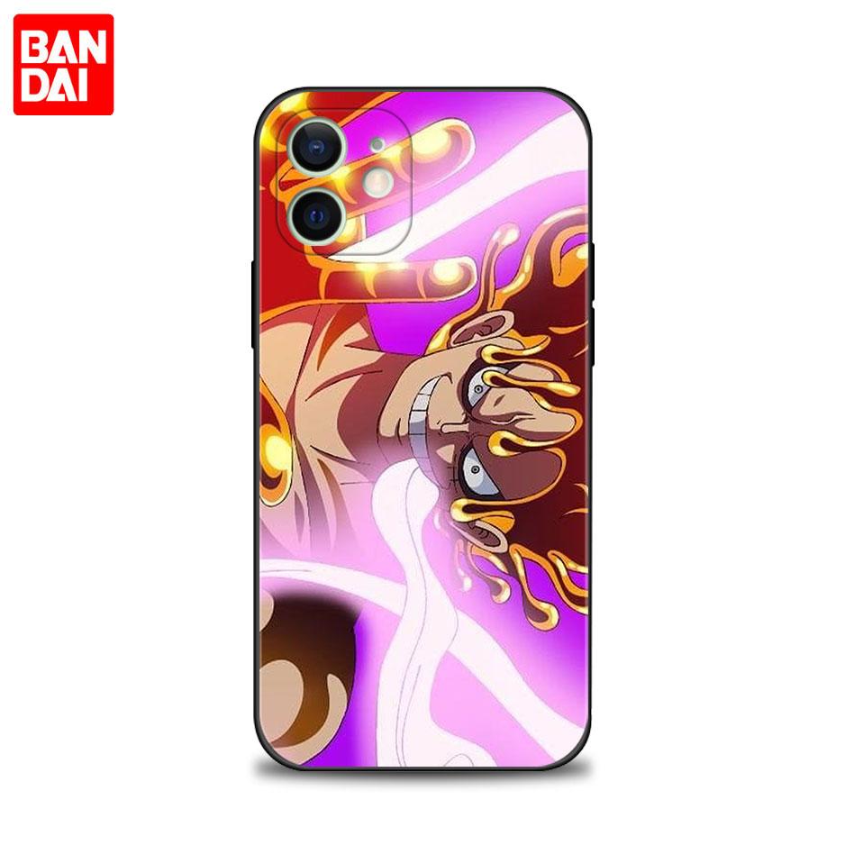 Чехол Capinha для iPhone 13 11 12 14 Pro Max 8 7 Plus XR X XS 6 6S SE3, чехол для телефона Funda Etui, цельный чехол Sun God Luffy Gear 5