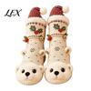Decorative Christmas Tree Hanging Ornaments 3D Knit Animal Stockings, Rudolph Reindeer Highland Cow Fox And Large Gift Bags for Polar Bear Design,