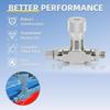 M14 Connection Bidirectional Restrictor Valve Flow Control Valve  For 0.8-2 Ton Excavators