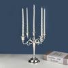 Metal Zinc Zinc Alloy Candle Holder Electroplated Candelabrum European Candlestick  Hotel