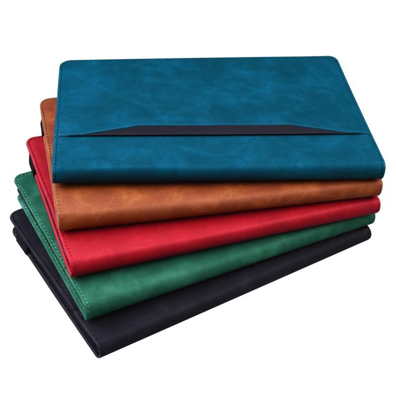 Slim Folio Case Galaxy Tab S8 Ultra S9 S11 With Card Slot Stand Sleep Wake Function Business Style Matte PU Leather