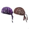 2x Skull Cap Hair Loss Head Scarf Muslim Bandana Turban +Coffee