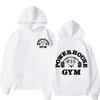 Powerhouse Gym Geek Fitness Print Hoodies Unisex Women Casual Vintage Oversized Sweatshirt The High Street Fashion Hip Hop Hoodie